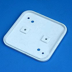 Пластина монтажная ПМ 68*68 под 1м розетку