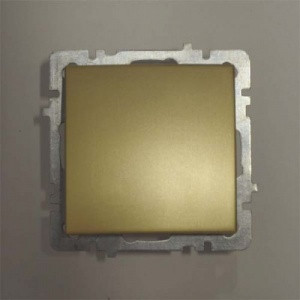 Выкл. золото с/п 1 кл. механизм NILSON TOURAN (Thema)