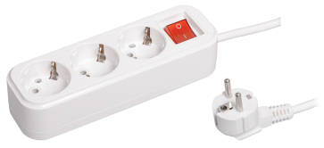 Удлинитель 3 х5 м с/з 16А с выкл ПВС 3х1 ИЭК