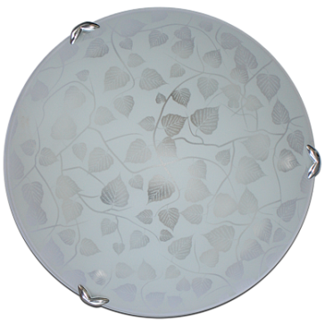  Светильник "Дюна" Береза d300 белый/песок/хром 2х60W Е27