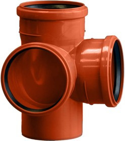 110/110 Крестовина угол 87 двухплоскостная ПОЛИТЭК наруж 110110287