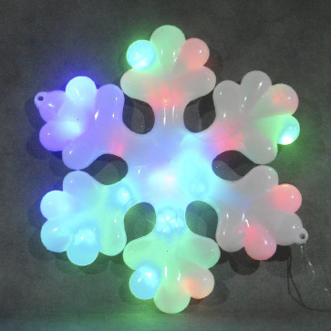 Гирлянда-панно LED SS снежинка 23*27см 