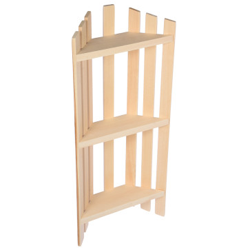 Полка угловая трехъярусная "Банные штучки"/4 3325