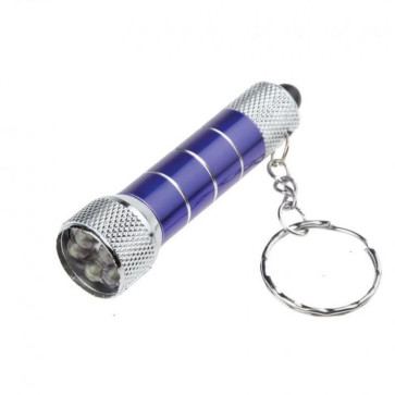 ЧИНГИСХАН Фонарик-брелок 7 LED, 3xAG13, алюминий, 6,7х1,2 см