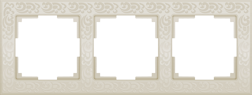 Рамка на 3 пост слонов.кость WERKEL WL-05-Frame-03-ivory