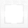 Рамка на 1 пост бел. WERKEL FLOCK