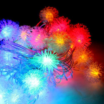 Гирлянда Космос КОС GIR30LEDRUBBALL1 RGB Резиновые шарики 30 LED разноцвет, 4,4м 8 режимов