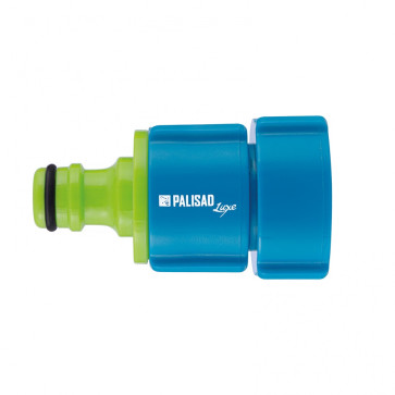 Адаптер пластмассовый, 1/2"-3/4"-1", внутренняя резьба, LUXE// Palisad