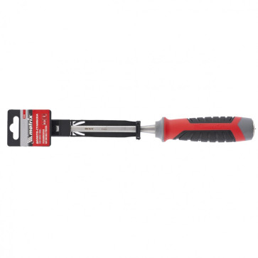 Долото-стамеска, 38 мм, 60 CrV, трехкомпонентная обрезиненная рукоятка Matrix