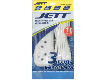 Удлинитель Jeet ШВВП 5М 6А белый