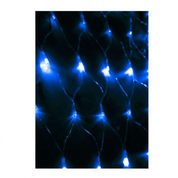 Гирлянда зановес 2,5м х1,1м 200LED с контроллером шнур 3м IP20 синий Космос