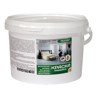 Краска ВД Моющаяся 14 кг Эмальер