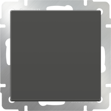 Выключатель 1 клавиш. серо-коричнев. WERKEL