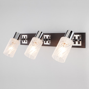 Светильник настенный 20020/3 хром/венге