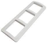 Рамка тройная белая VATTERN