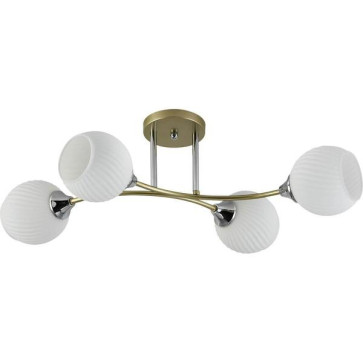 01353- 0.3-04 GOLD+ CR светильник потолочный Reluce