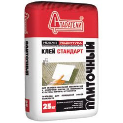 Клей плиточный Стандарт 25 кг Старатели