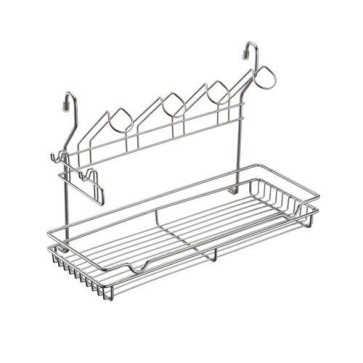 Полка комбинированная (390х173х265 мм) хром MX-420