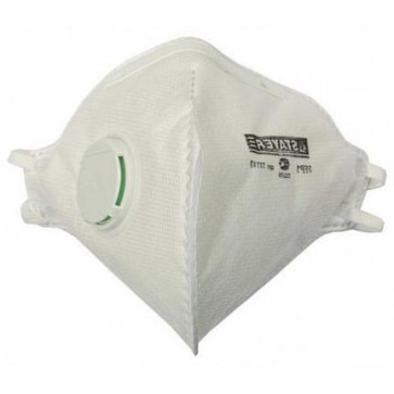 Полумаска фильтрующая STAYER "PROFI" плоская многослойная с клапаном, класс защиты FFP1 11113