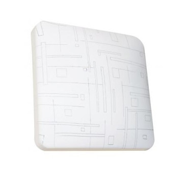 Светильник светодиодный декоративный 18Вт (1260Лм) 6500К роса (квадрат)