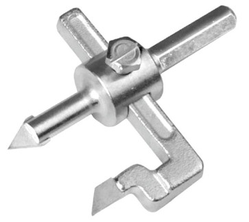 Сверло STAYER "MASTER" регулир, однорезцовое, по кафелю,"Балеринка", d=20-90MM, в блистере