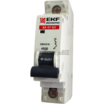 Автомат ЭКФ 50А 1-п