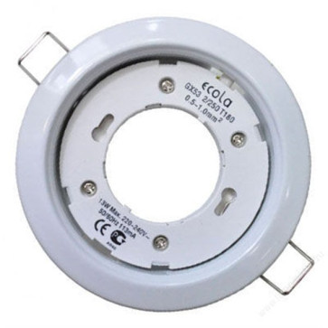 Светильник Ecola GX53/белый H4 38*106