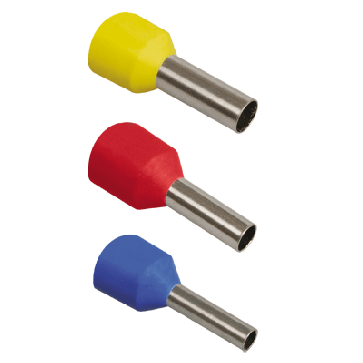 Наконечник-гильзы медный изолир.НШвИ 1.5-8.2 красный Е1508 (ИЭК)