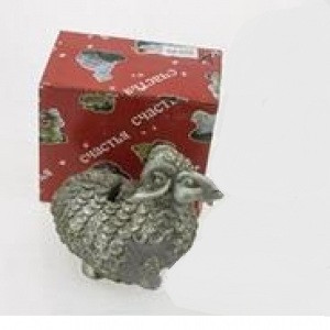 Копилка Барашек шубка-монетки 14*14см. SA022 
