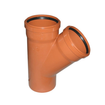 110 тройник на 110 угол 45 наруж. ПП ПОЛИТЭК