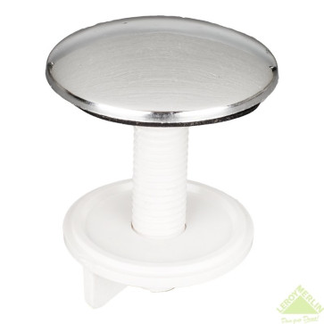 Заглушка для раковины хром