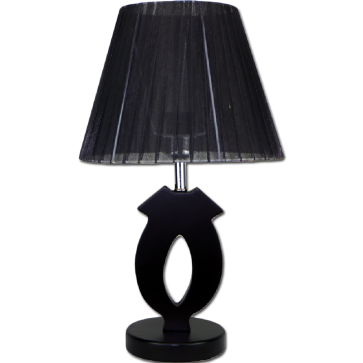 Настольная лампа 7309 чёрный/чёрный абажур h 47 см 1x40W Е27 ZNG15