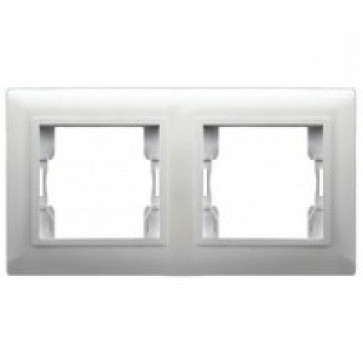 Рамка 2-мест. бел. Violet V01-21-A21-M
