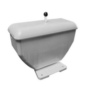 Бачок д/ун. нижний, шток, с полкой. пласт.Киров