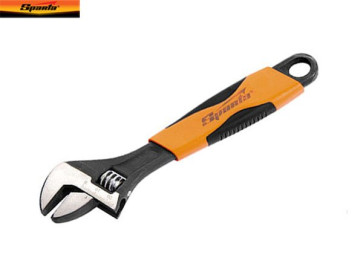 Ключ разводной 200 мм, двухкомпонентная рукоятка SPARTA