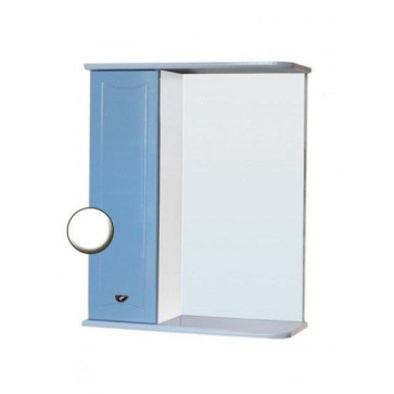 Зеркало + шкаф "Стиль 55" левый (белый) 570*732*230