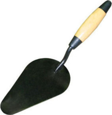 Кельма печника с дерев. ручкой овал