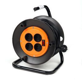 Удлинитель 50м на кат. 4-х мест. ПВС 2х0,75 Крона