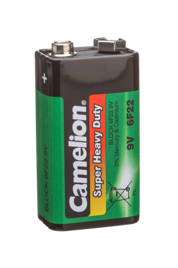 Элемент питания Camelion 6F22 крона
