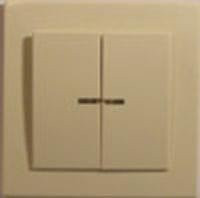 Выкл. крем. с/п 1 кл. прох. NILSON THEME