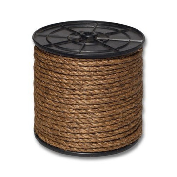 Канат манильский МТ 14мм. тросовый свивки на катушке 300 мм