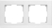 Рамка на 2 пост бел. WERKEL Stark