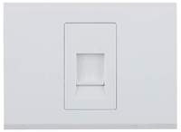 Розетка телефон. белая ЭФФЕКТ