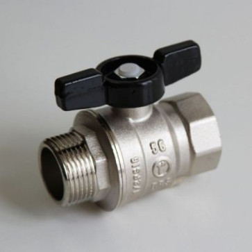 Кран шаровой 3/4'' вн/нар бабочка VRT®