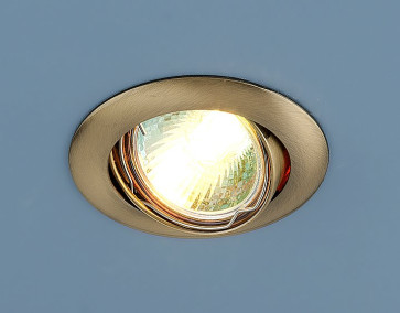 Св. глн. Электростандарт 104 S бронза MR16