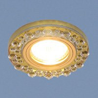 Св. глн. Электростандарт 8260 GD зеркальное золото МR16