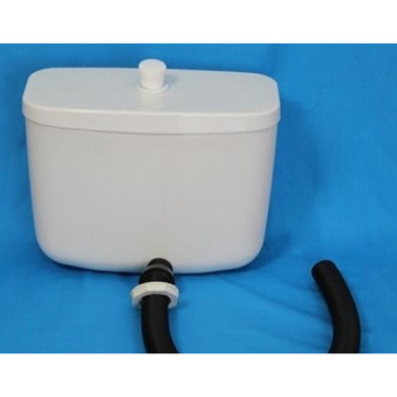 Бачок д/ун. нижний, с бел (черн) . кнопкой, без полки пласт. Киров