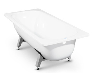 Ванна стальная 1, 2*0, 7*0,4 (ВИЗ) Донна Ванна АНТИБАК "Белая Орхидея" цв.белый