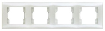 Рамка 4-мест.бел. Violet V01-21-А41-М