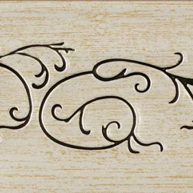 Карниз "Вьюнок" 3-х рядный с поворотами золото 3,6 м